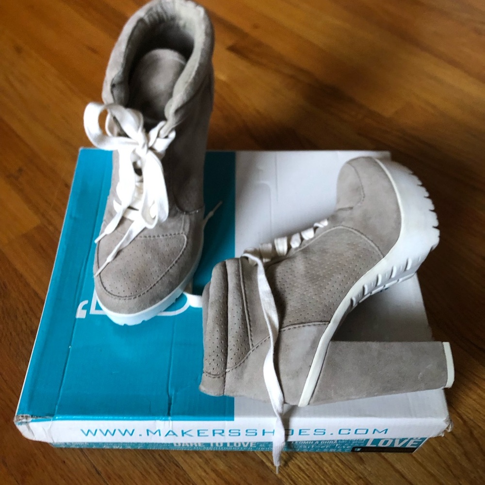 Gray Booties